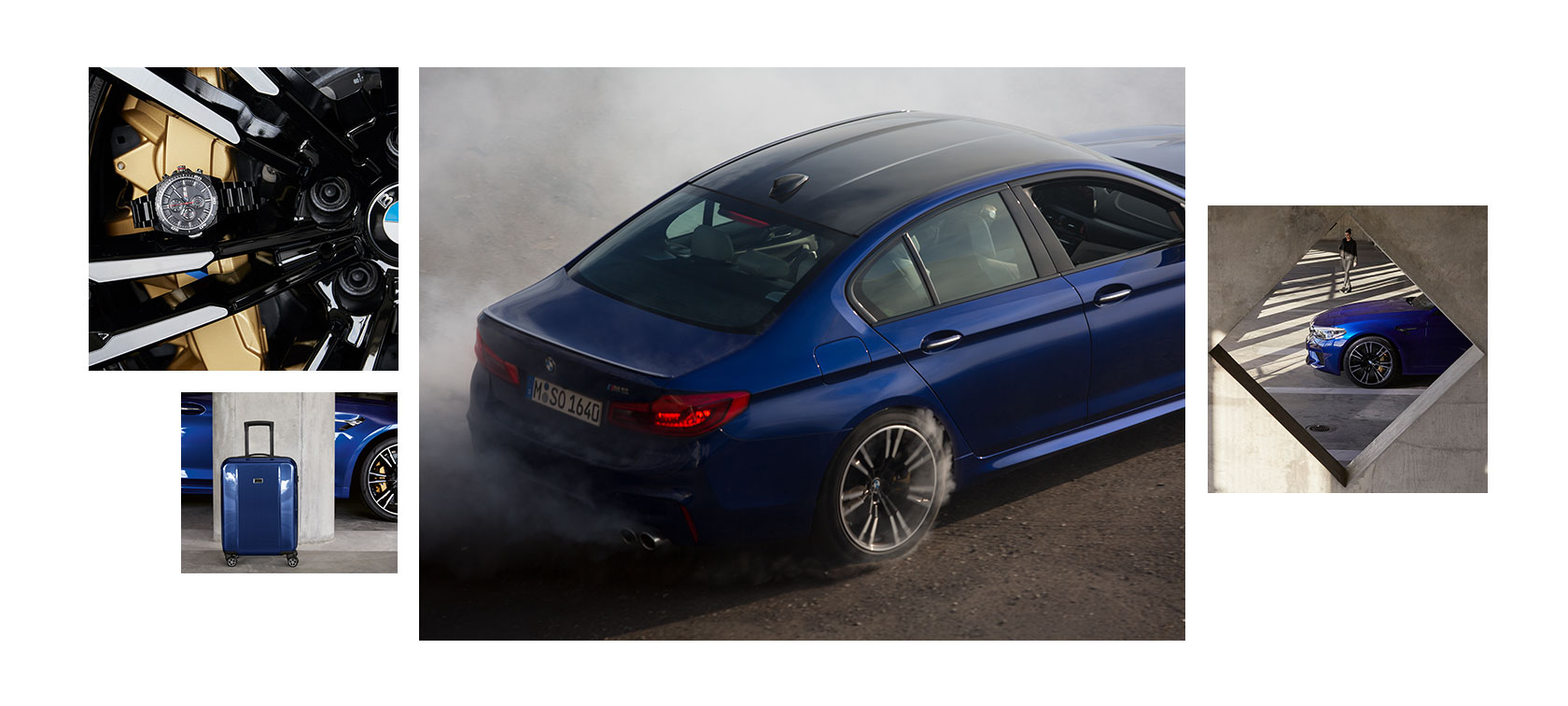 BMW M Collection: accessoires en koffers geïnspireerd op de BMW M5. BMW M Collection: accessoires en koffers geïnspireerd op de BMW M5.